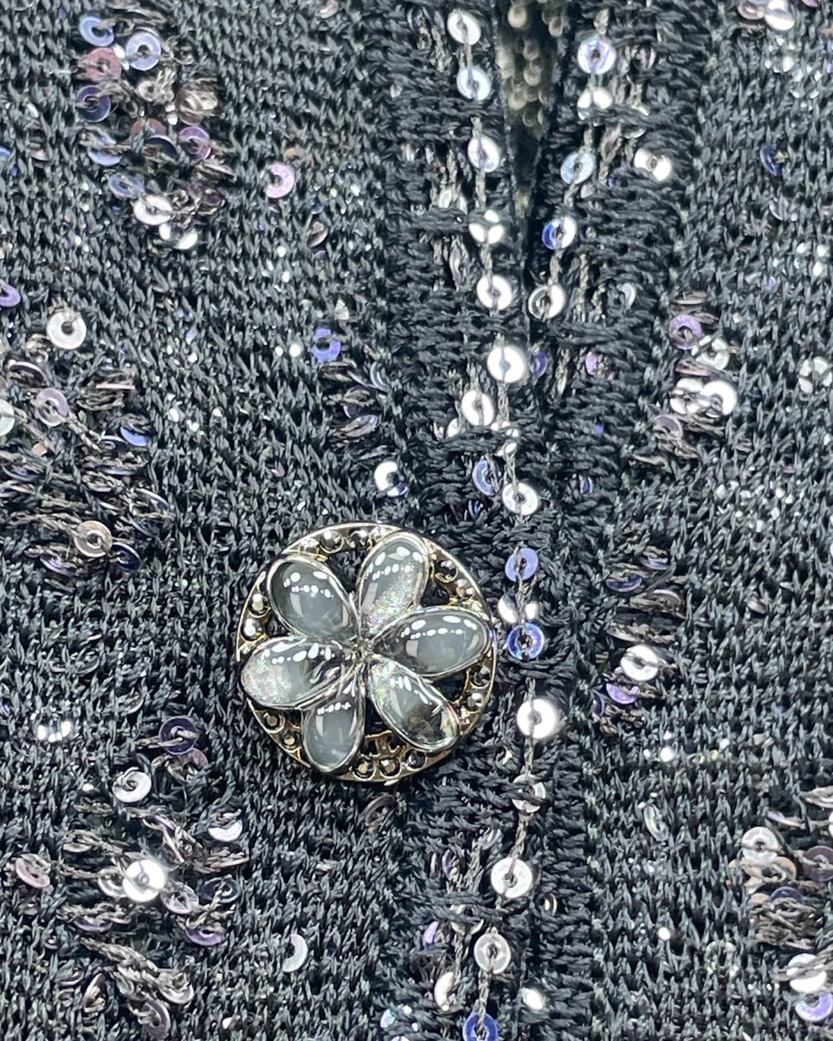 Chanel 25P Starry Sequin Cardigan