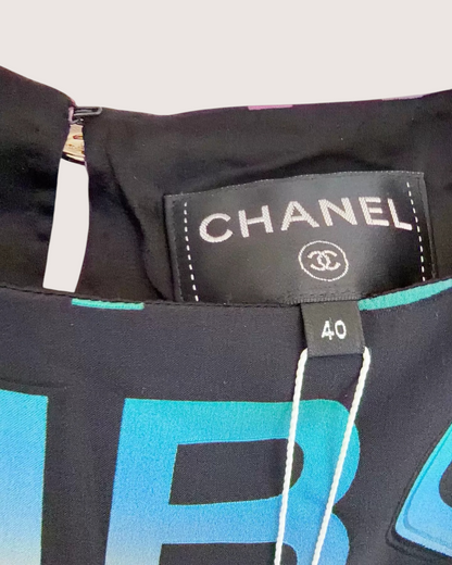 Chanel 24C Mini Dress Black, Multicolor FR 40
