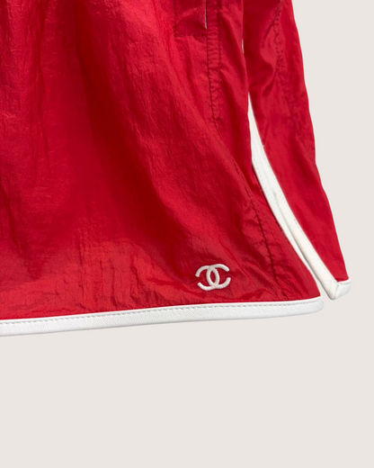Chanel 26M Coco Beach Shorts Red, White FR 38