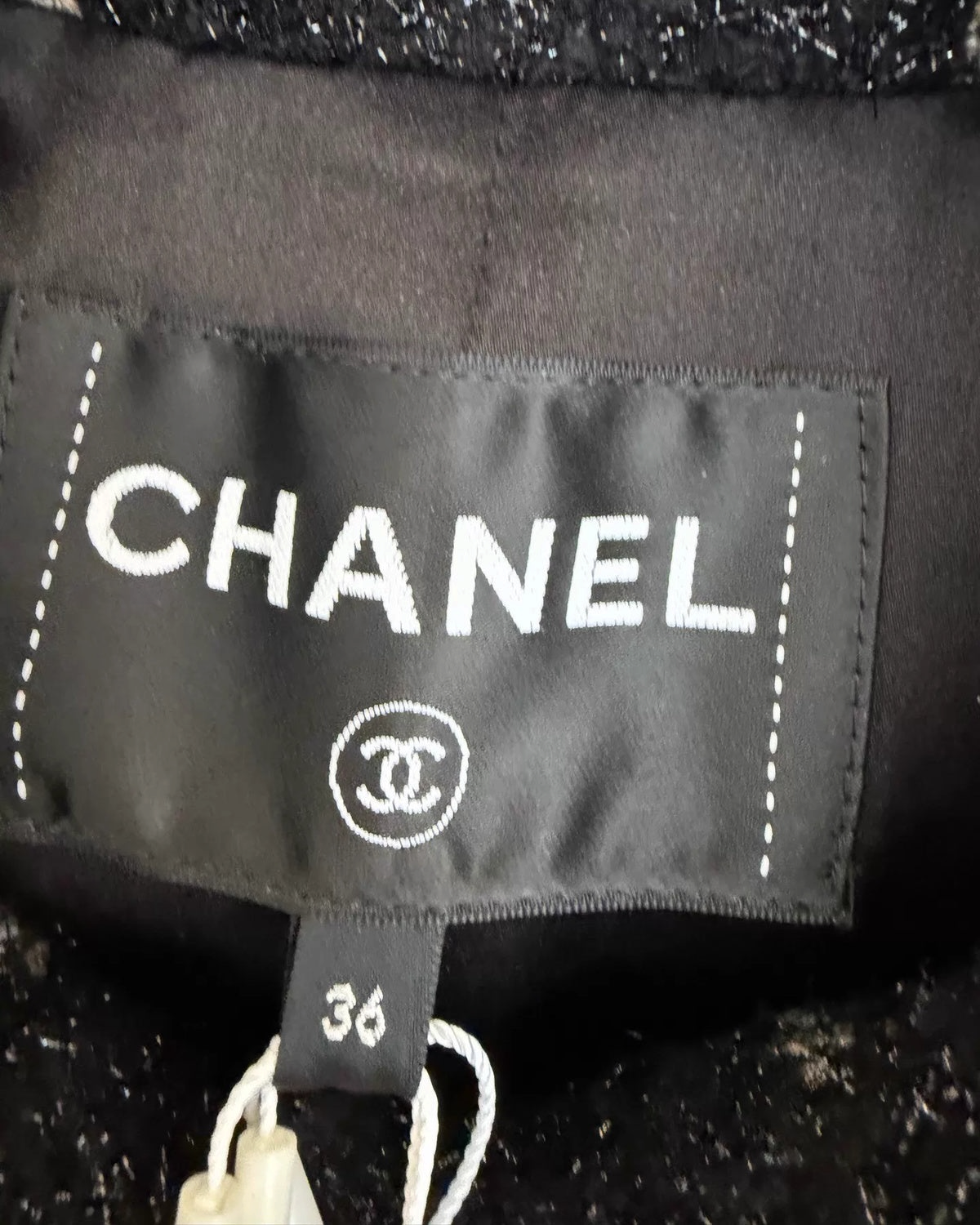 Chanel 22K Plaid Tweed Jacket