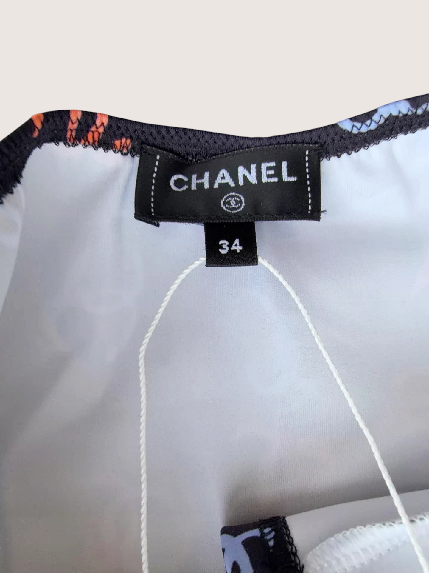 Chanel Crystal Logo Strappy Vest - view 4