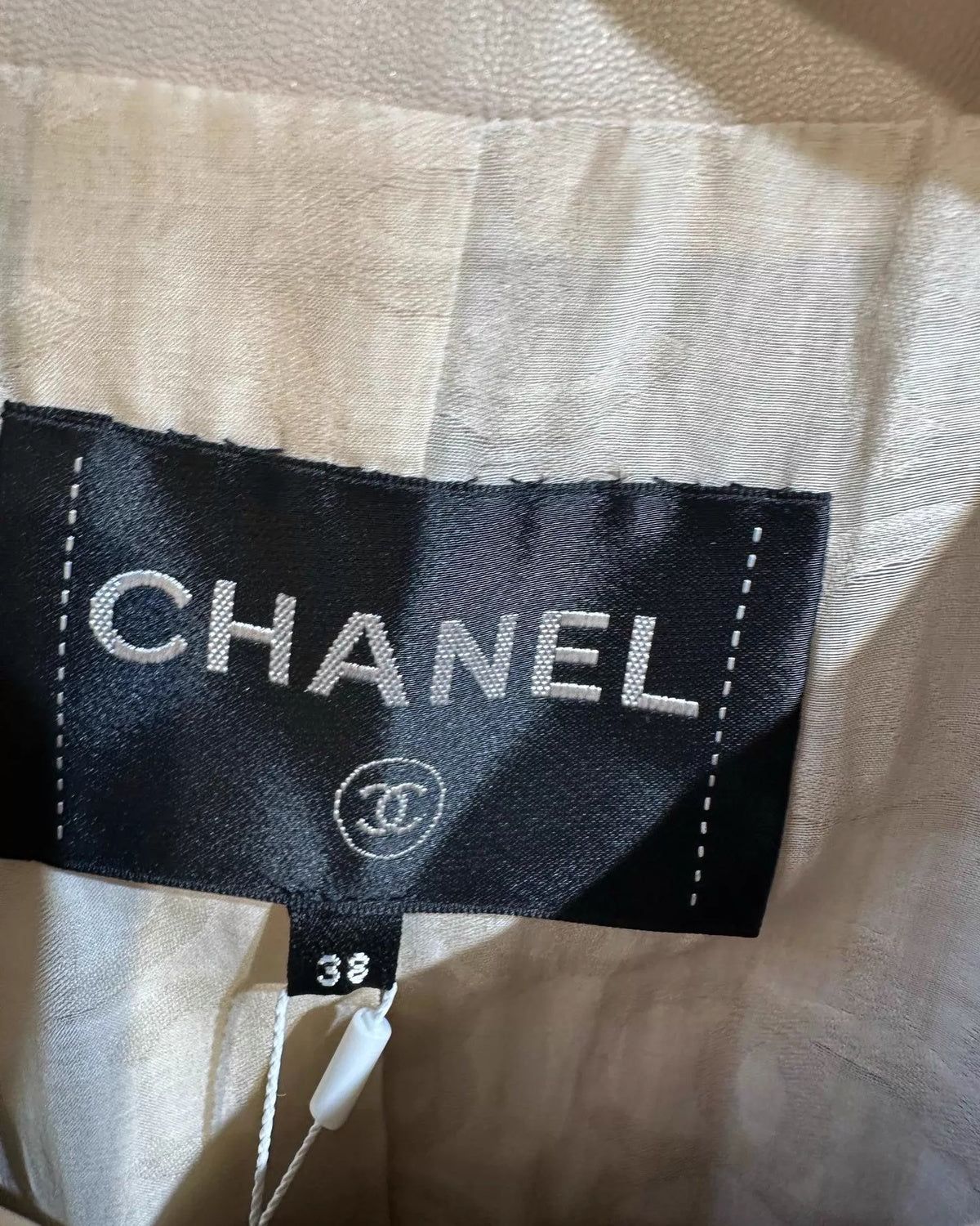 Chanel 19S Lambskin Mini Dress