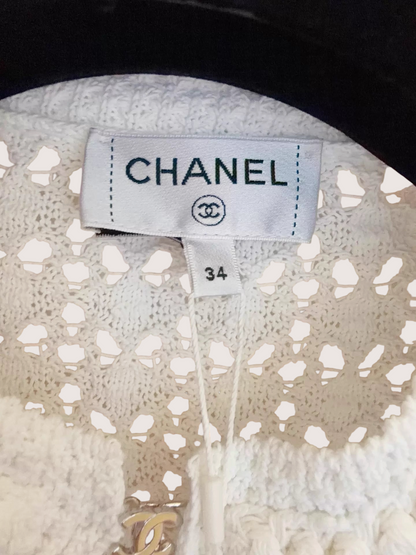 Chanel 26C Crochet Openwork Cardigan