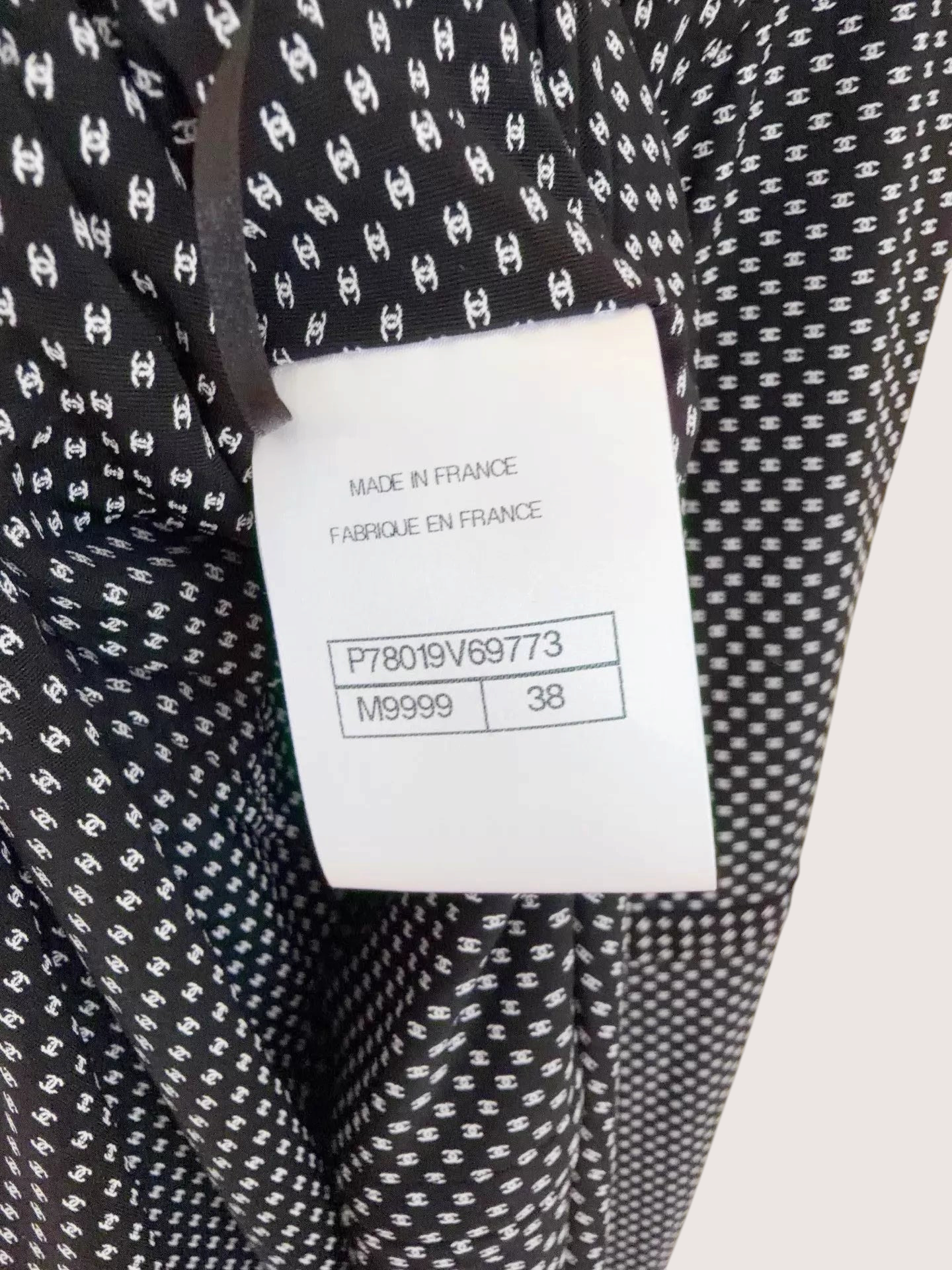 Chanel 24B CC Monogram Maxi Dress