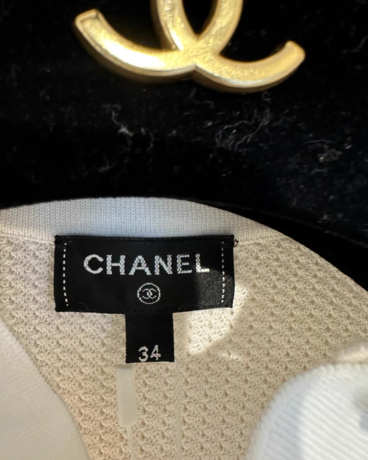 Chanel 22B Mock Neck Top