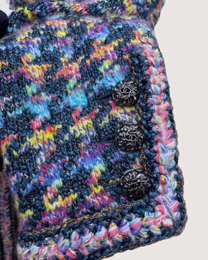 Chanel 20A Tweed Jacket Multicolor FR 34