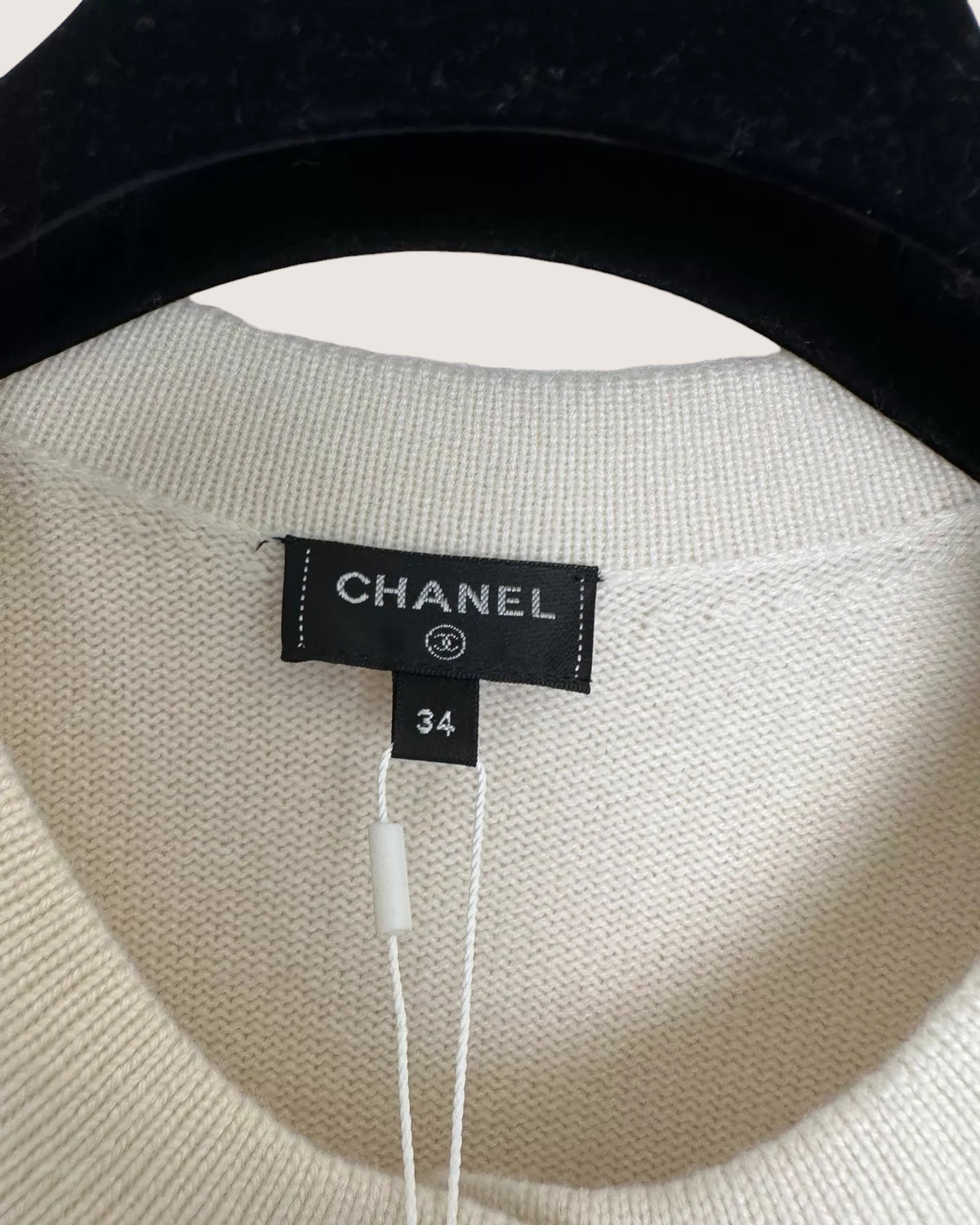 Chanel 22B Four-Pocket Cashmere Long Cardigan