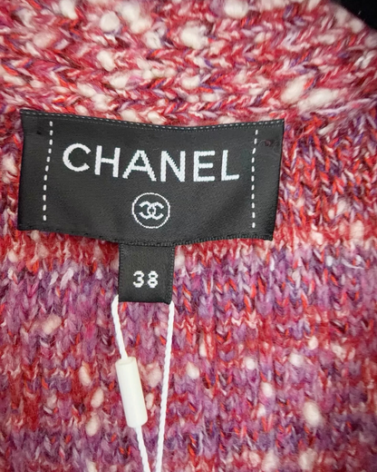 Chanel 23B Belted Cashmere Long Cardigan