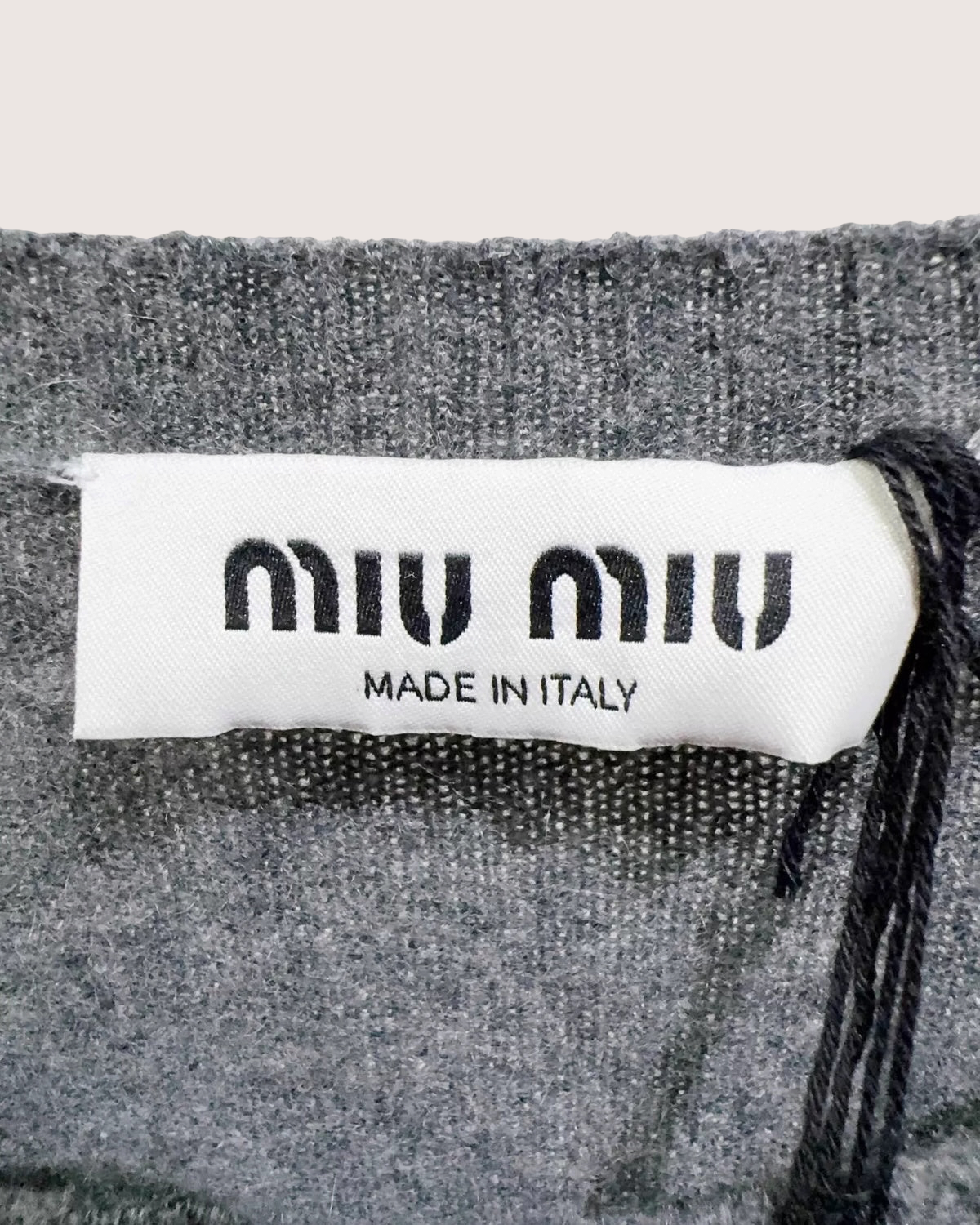 Miu Miu Cardigan Grey FR 40