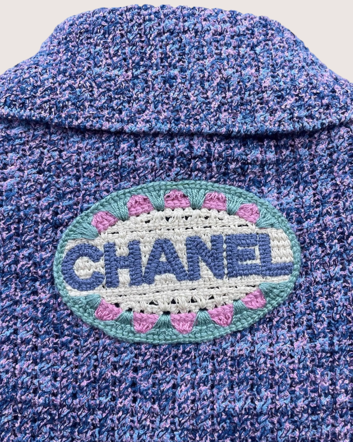 Chanel 25P Tweed Jacket Purple FR 36