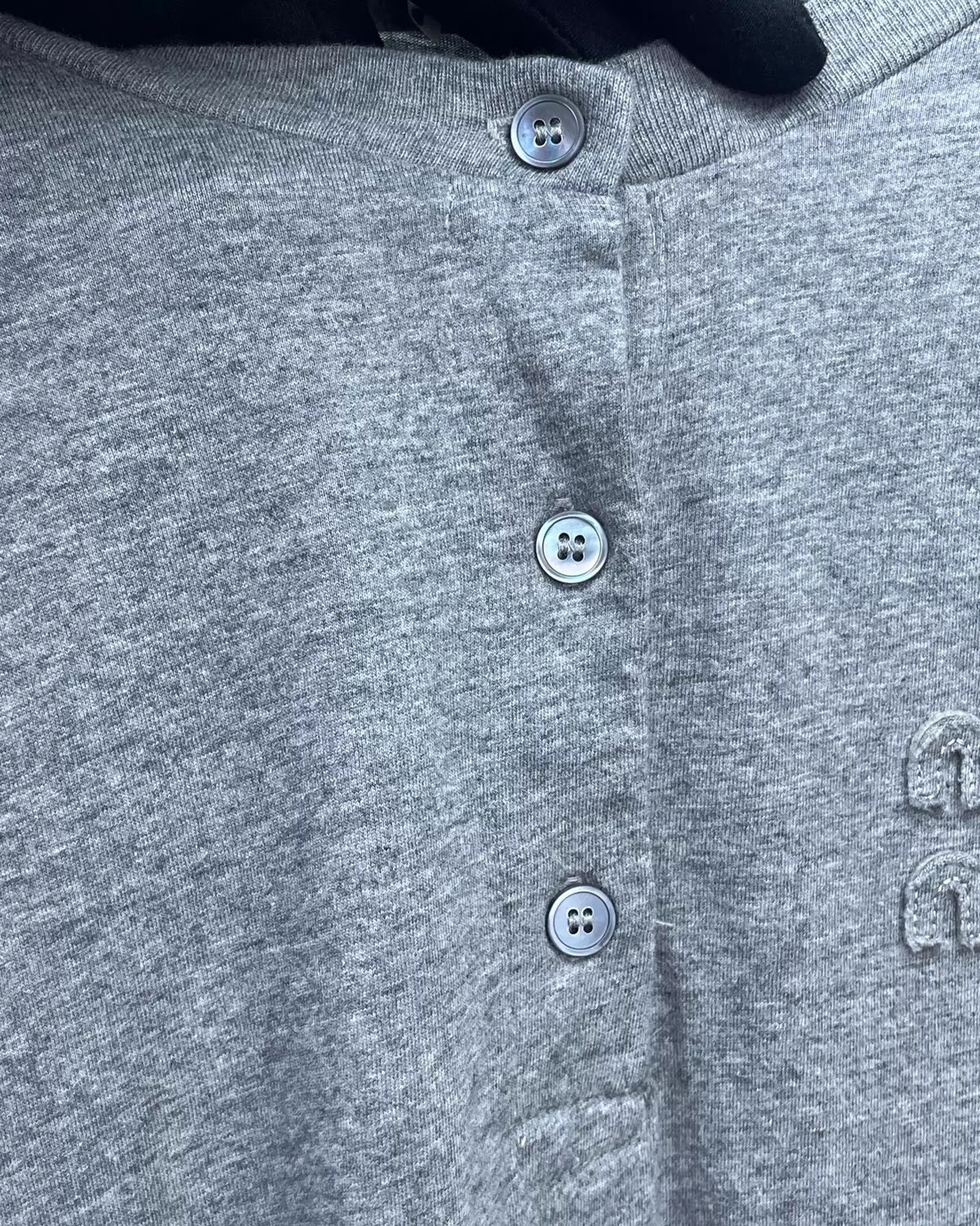 Miu Miu T-Shirt Grey, Navy IT 40