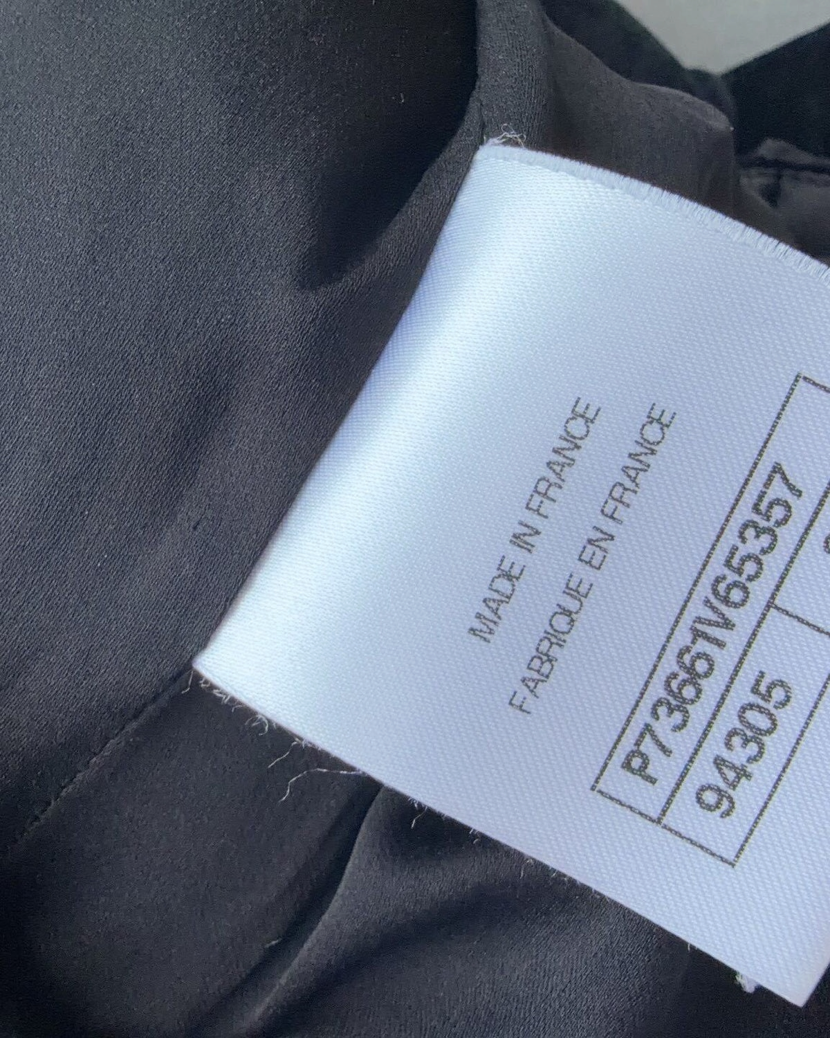 Chanel Velvet CC Wide-Leg Trousers Black FR 38