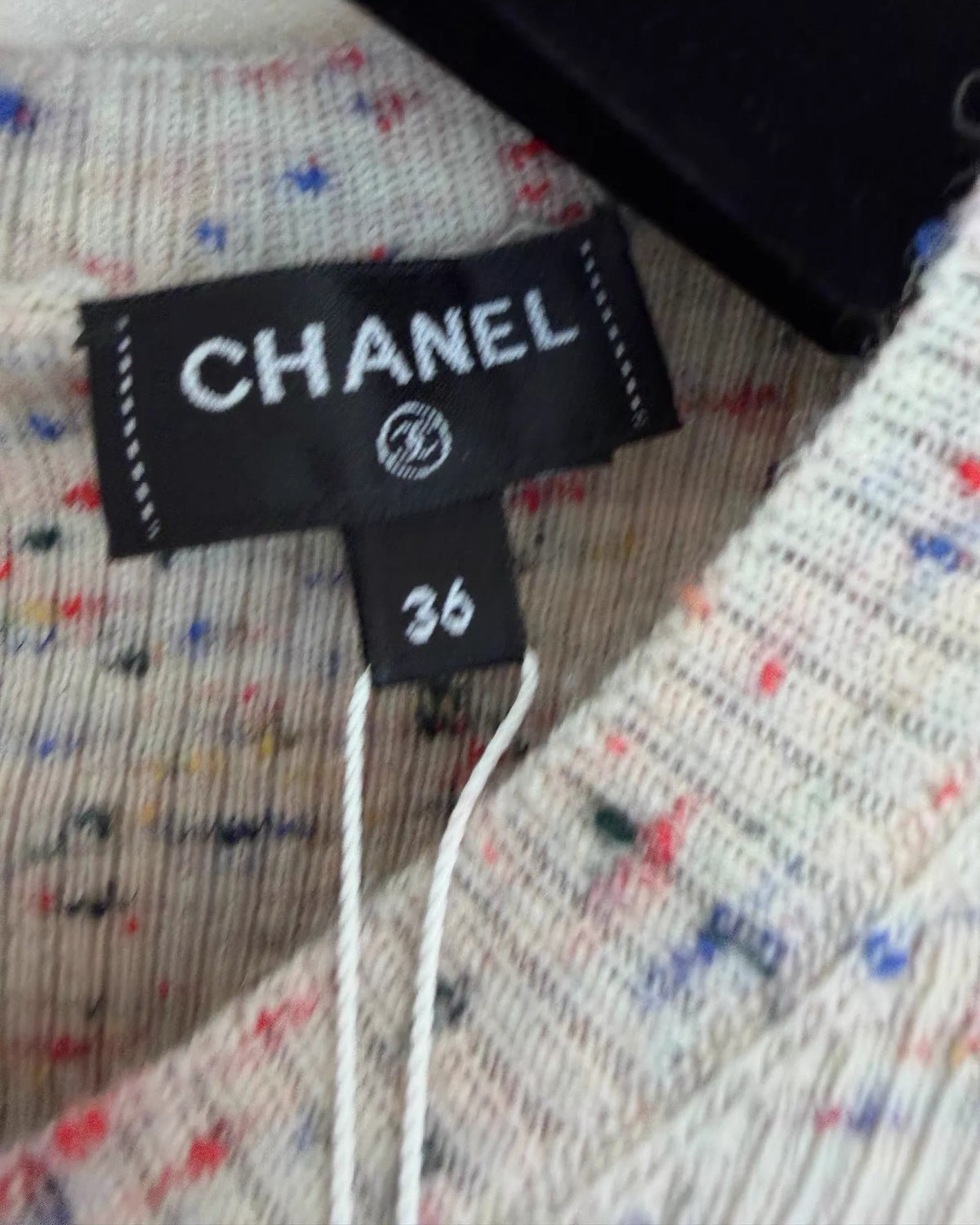 Chanel 25A Ruffled Mini Dress