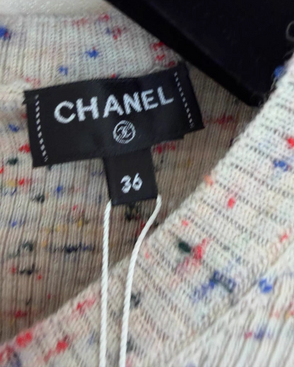 Chanel 25A Ruffled Mini Dress
