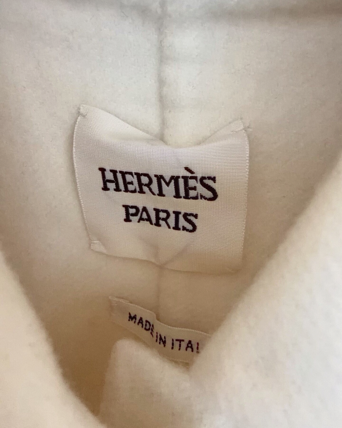 Hermès Cashmere Raglan-Sleeve Patch-Pocket Jacket Beige/Ecru FR 36