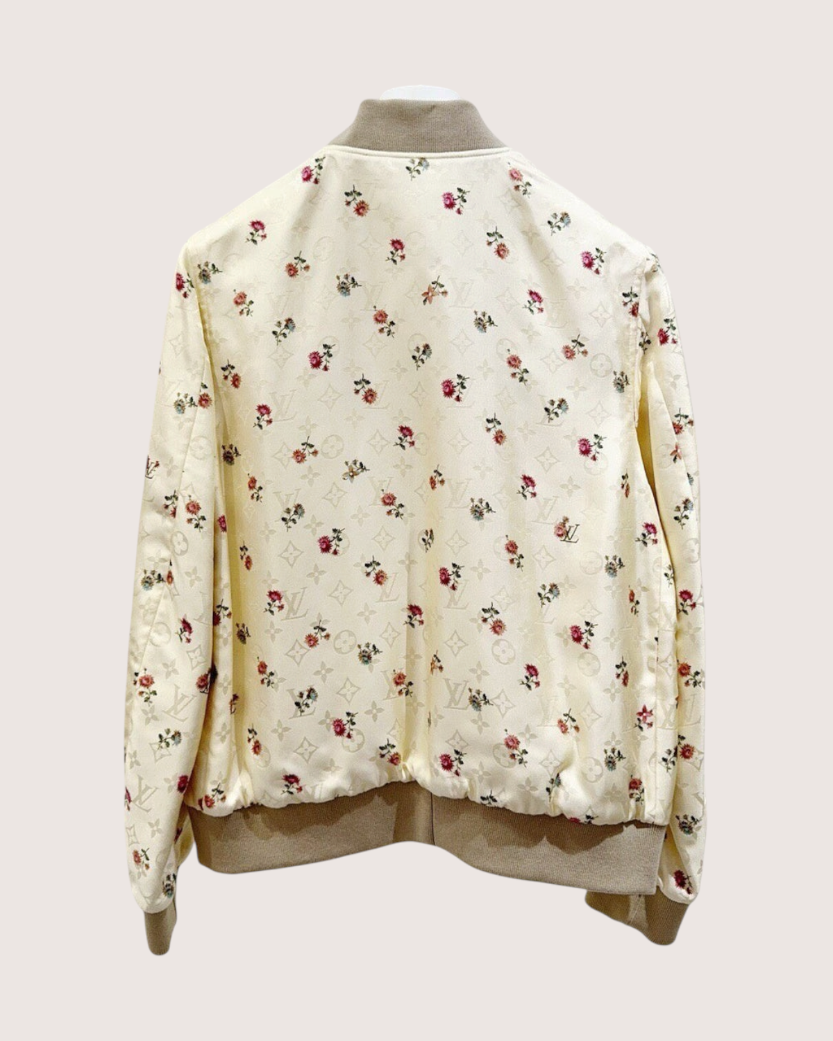 Louis Vuitton Reversible Monogram Jacket Beige/Ecru, Gold, Multicolor FR 36