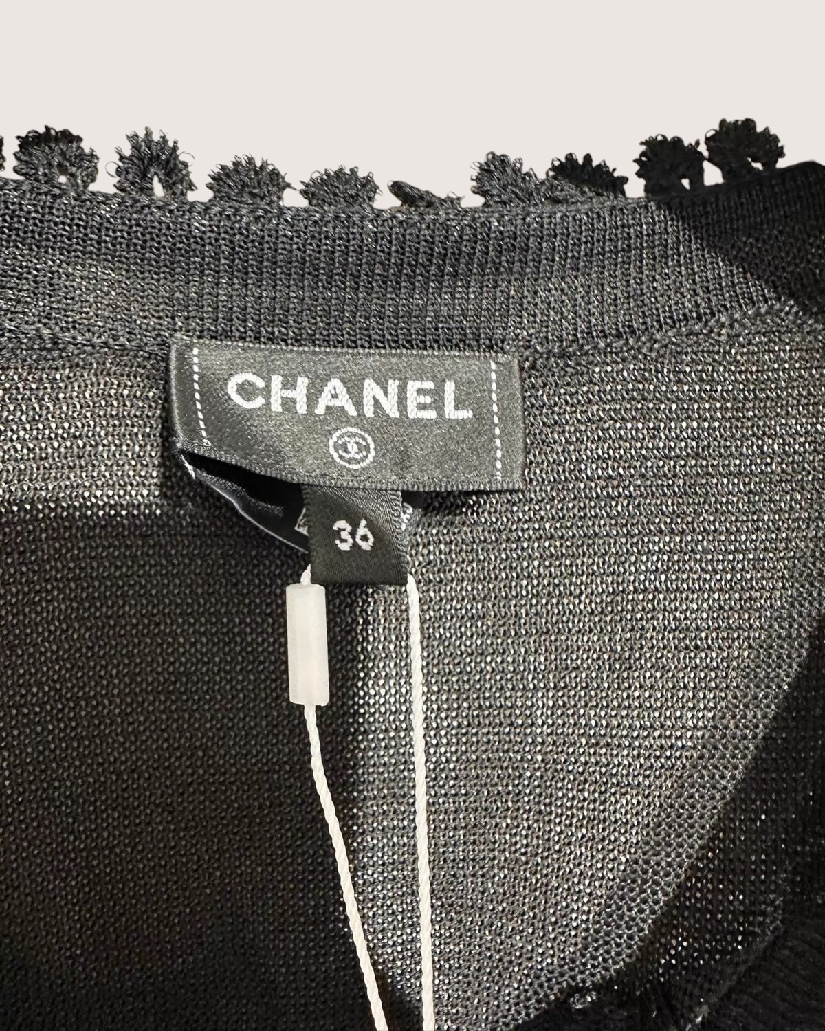 Chanel 26C Neck-Tie Blouse