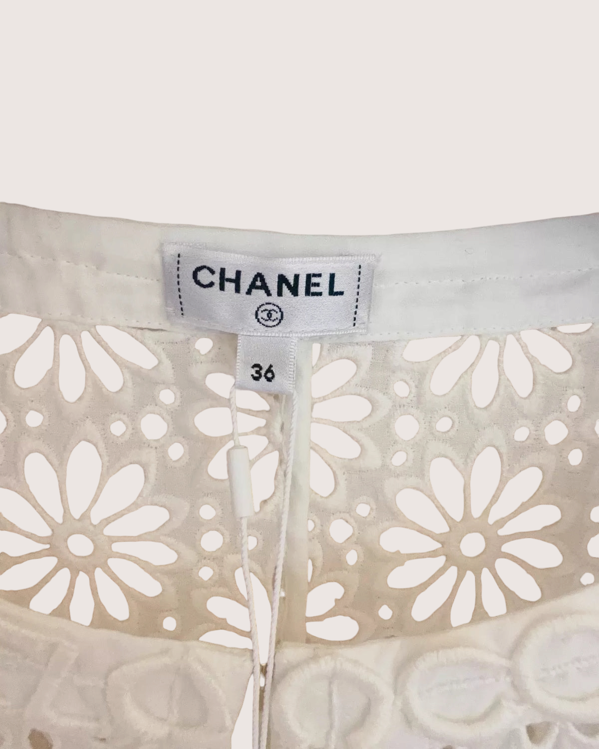 Chanel 21S Crochet Openwork Flowers Cardigan - view 4