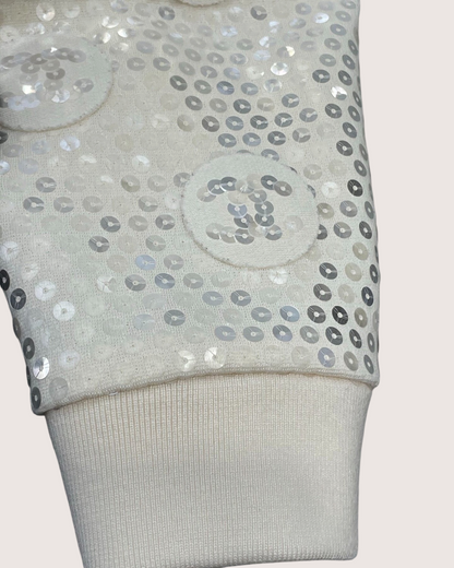 Chanel 23S CC Sequin Wool Cardigan