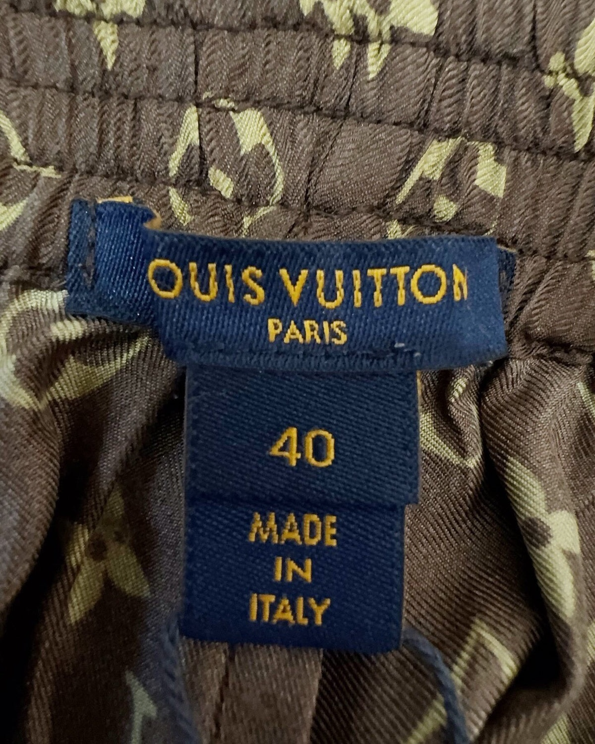 Louis Vuitton Monogram Elastic-Waist Shorts Brown, Beige/Ecru FR 40