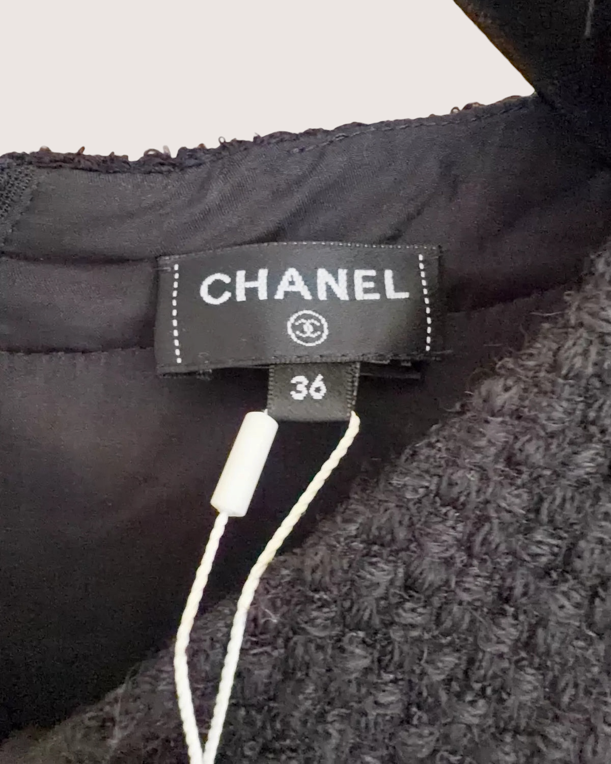 Chanel 25A Tweed Pleated Dress - view 4