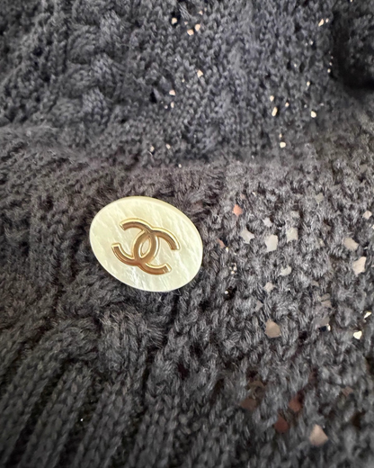Chanel 24M Coco Beach Off-Shoulder Openwork Top - view 4