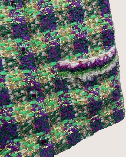Chanel 25N Coco Neige Sequin Tweed Vest