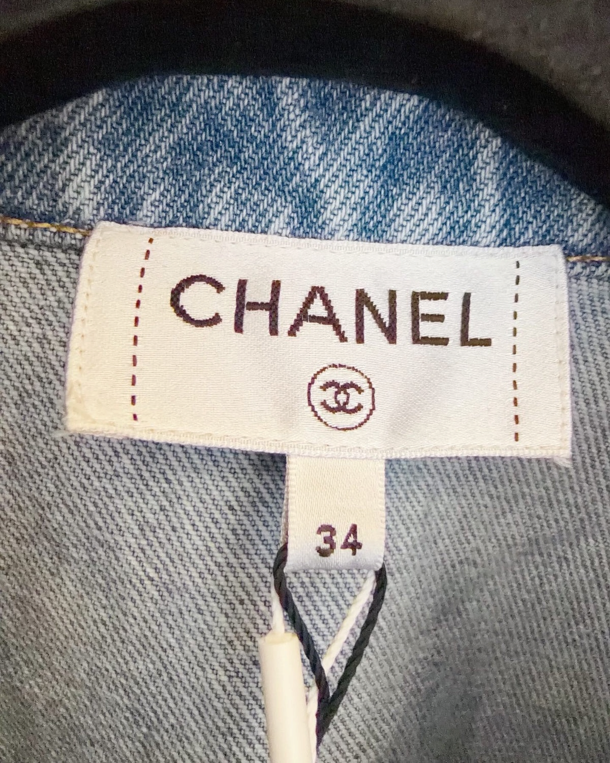Chanel 26B Denim Shirt Blue FR 34