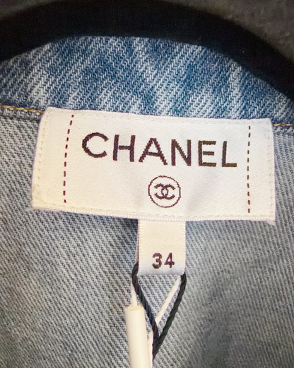 Chanel 26B Denim Shirt Blue FR 34