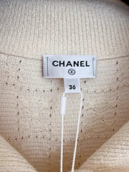 Chanel 26P Sailor Collar V-Neck Sweater