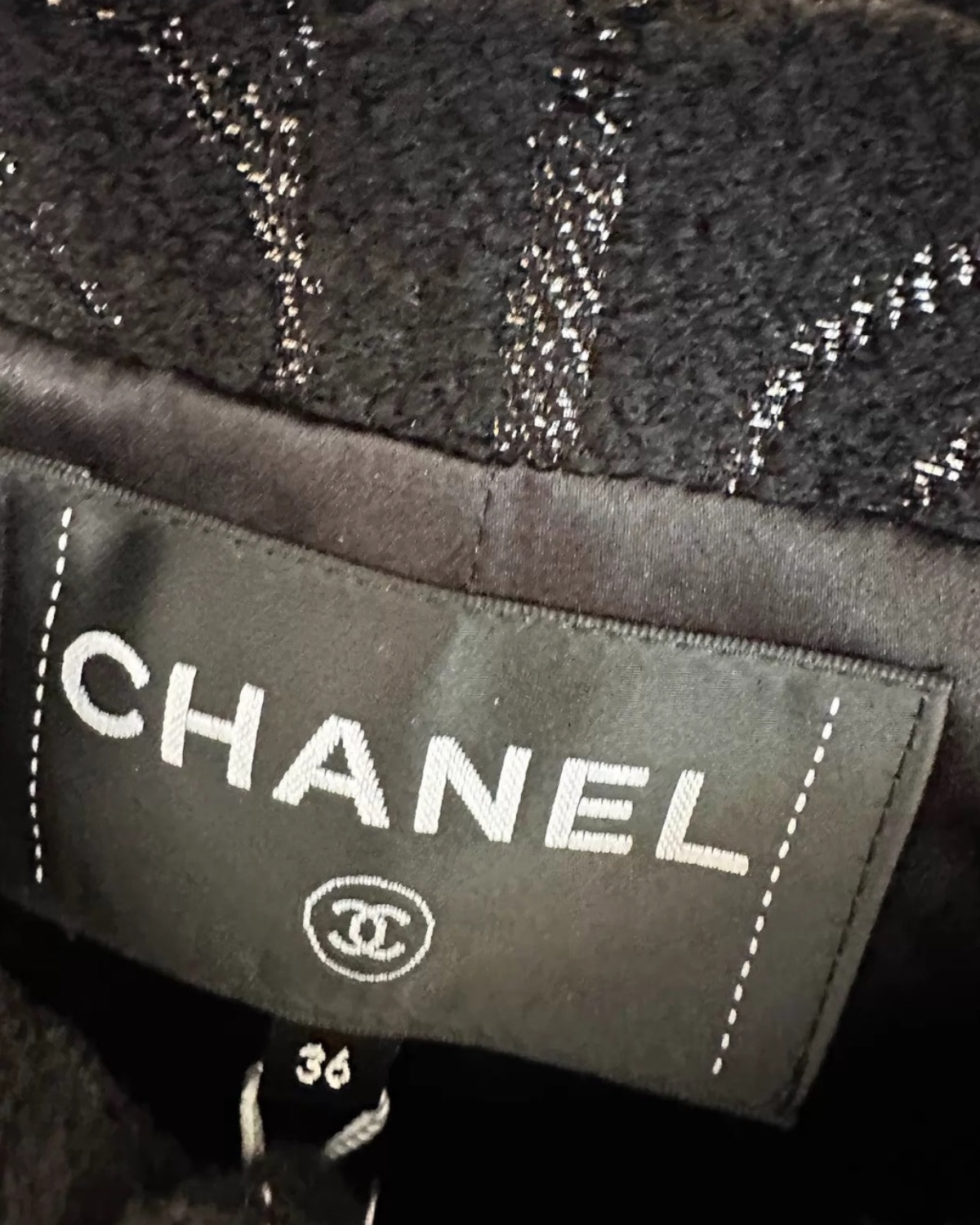 Chanel 23K Camellia Tweed Coat