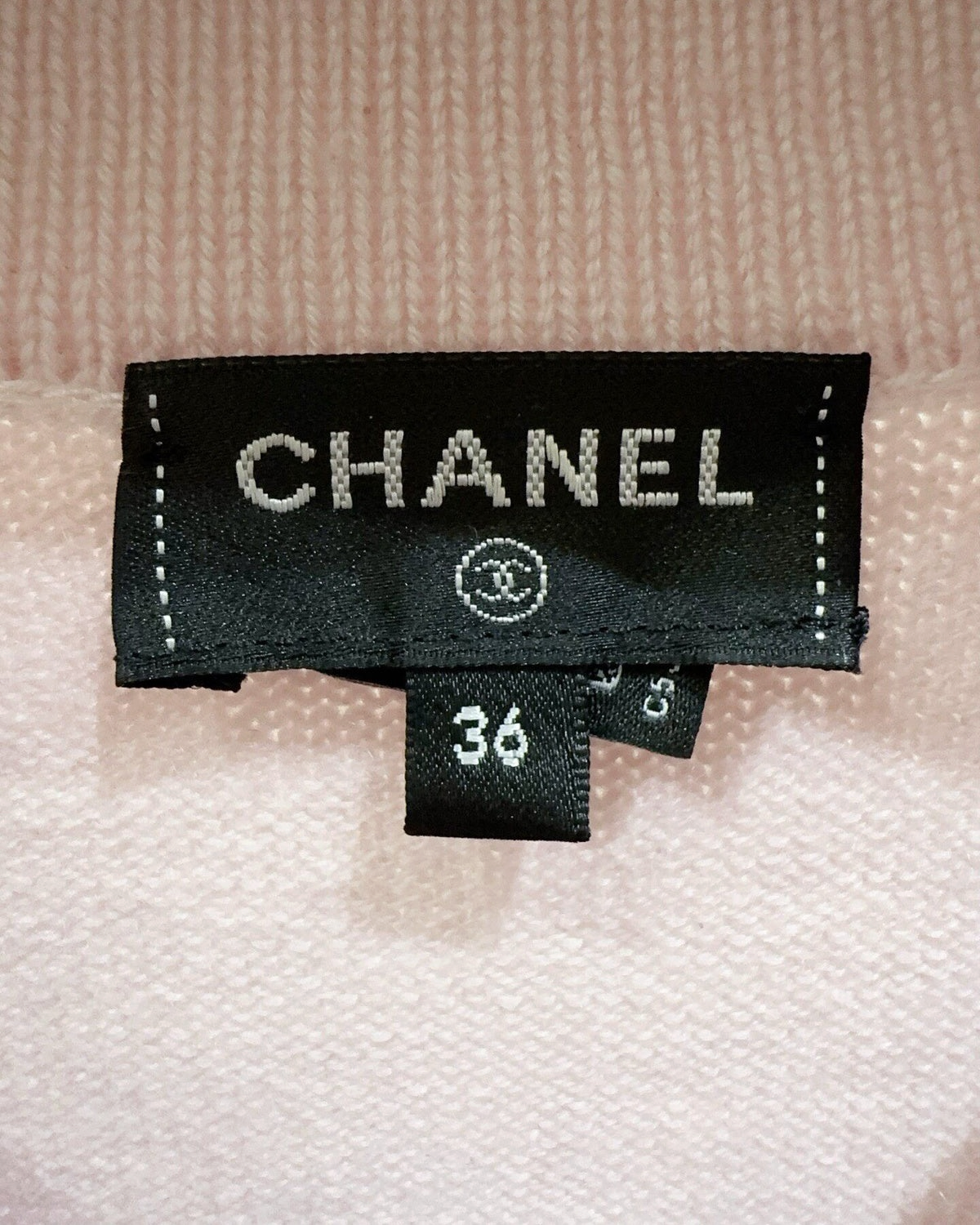 Chanel 22B Cropped Cardigan Pink FR 36
