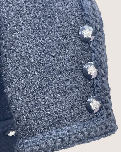 Chanel 23K Four-Pocket Tweed Jacket