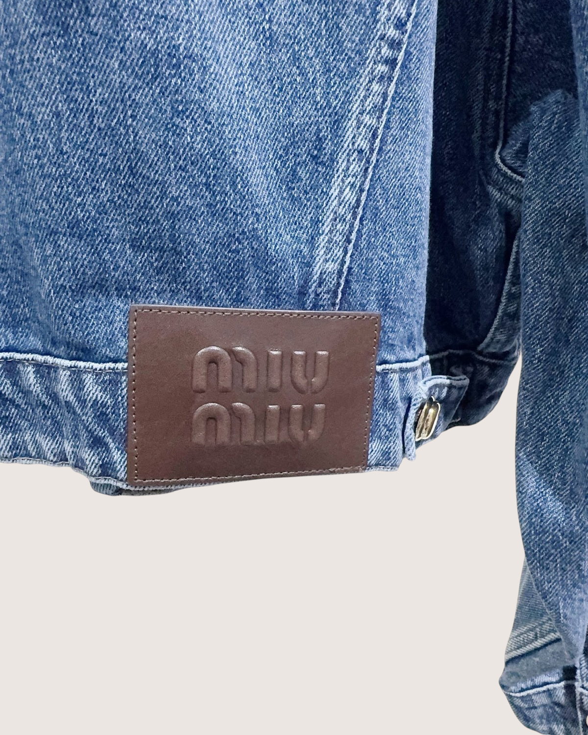 Miu Miu Denim Jacket Blue FR 32
