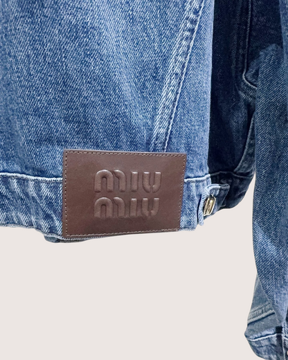 Miu Miu Denim Jacket Blue FR 32