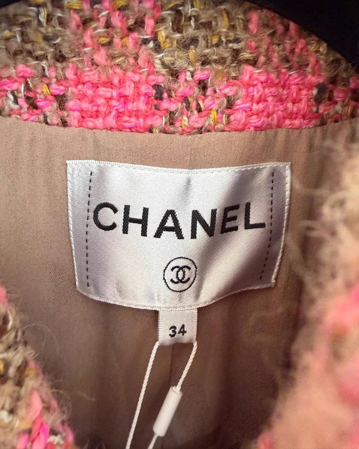 Chanel 22K Plaid Tweed Jacket