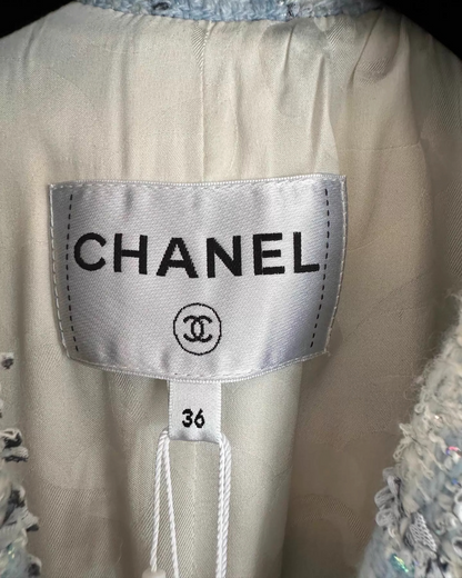 Chanel 22B Plaid Tweed Jacket