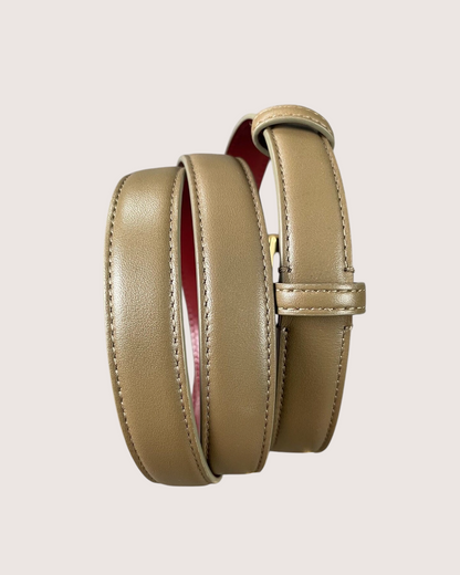 Chanel 26A Square-Buckle Belt Grey One Size