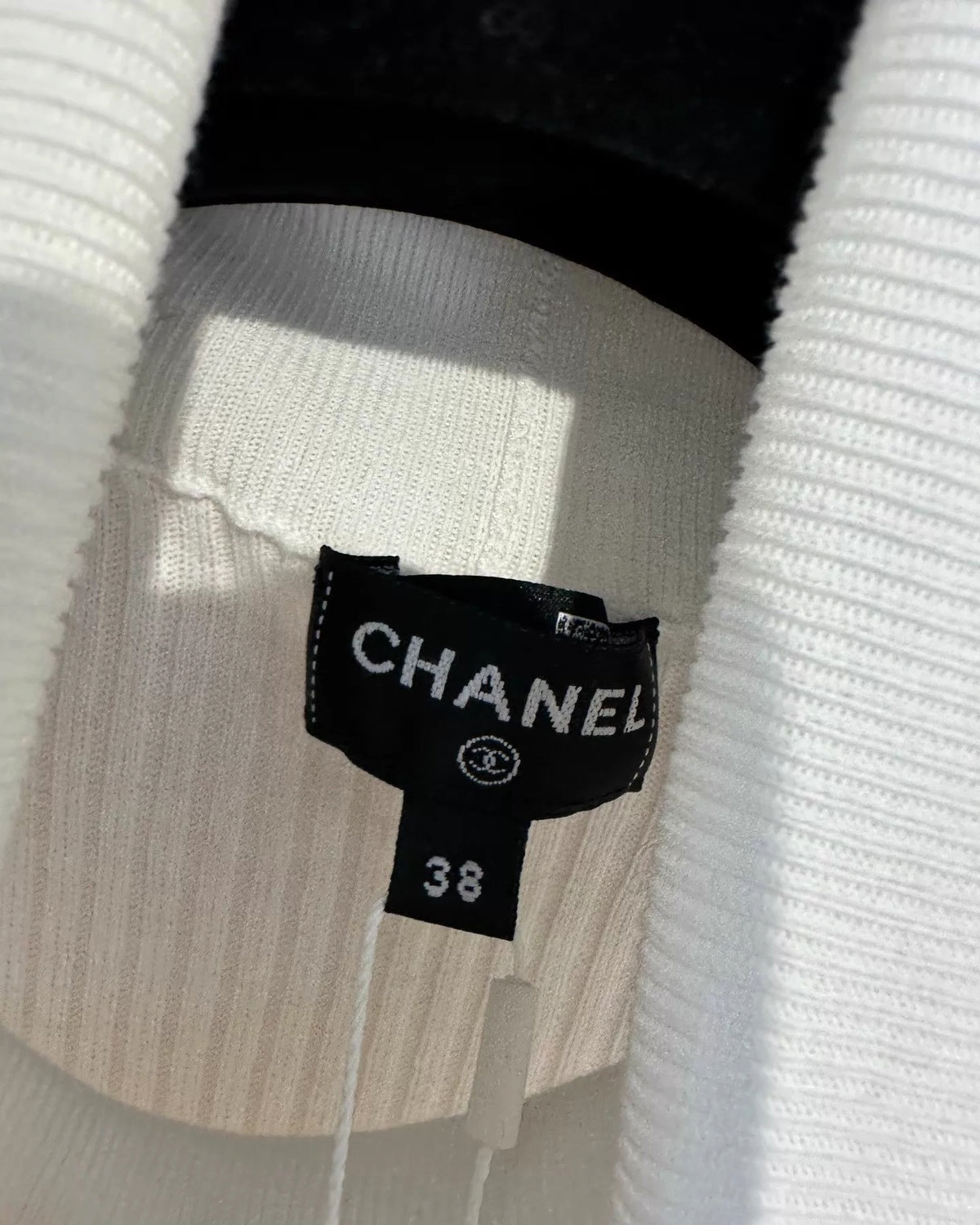 Chanel 24B CC Logo Turtleneck Sweater