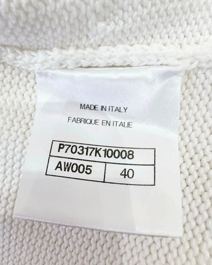 Chanel Ruffle-Tier Mini Skirt White FR 40