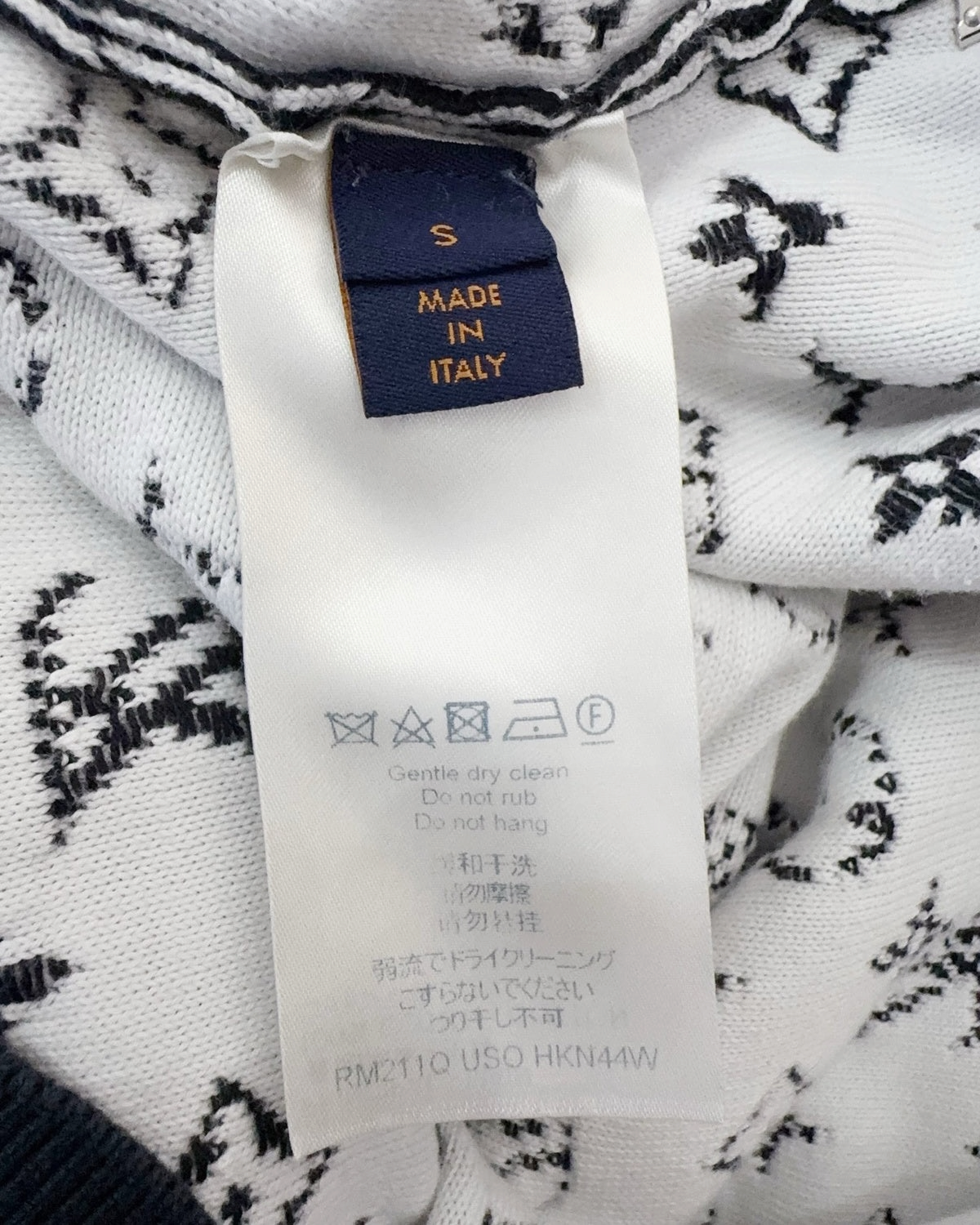 Louis Vuitton Gradient Monogram Sweater Navy, White FR 36