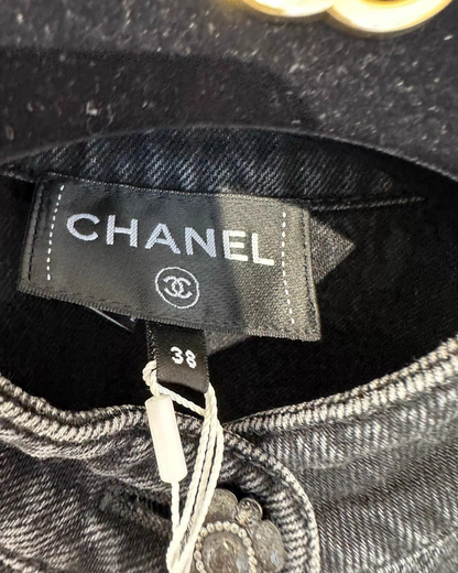 Chanel 24A Denim Vest