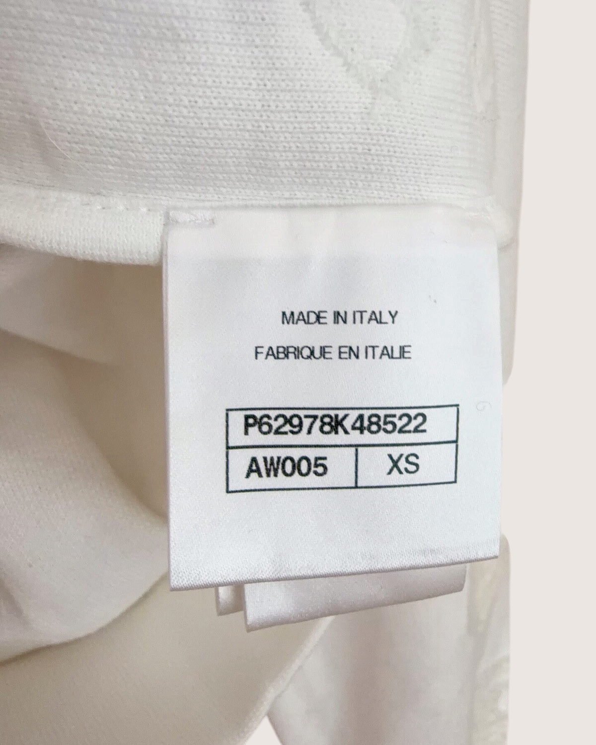 Chanel 21P Logo Sweatshirt White FR 34
