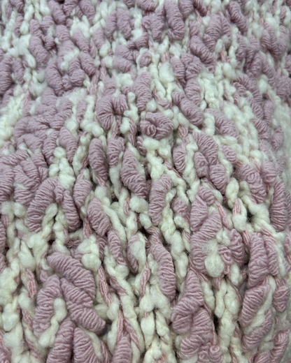 Chanel 24K Wool Bouclé Mid-Length Skirt Pink, Beige/Ecru FR 38