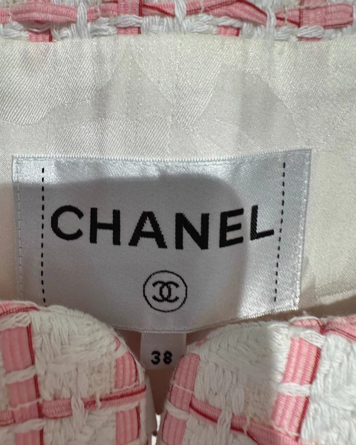 Chanel 22S Plaid Tweed Jacket