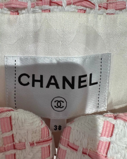Chanel 22S Plaid Tweed Jacket