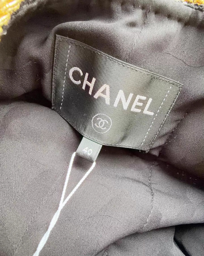 Chanel Sequin Jacket Black, Gold FR 40