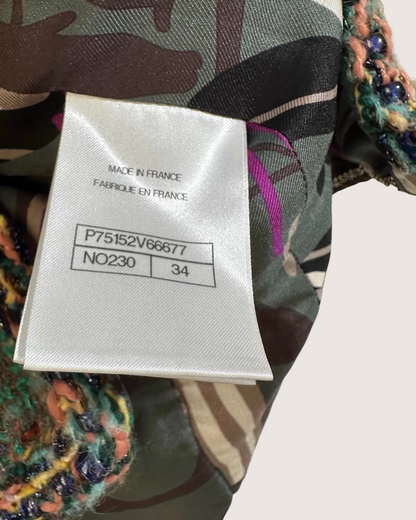Chanel 23A Plaid Tweed Jacket