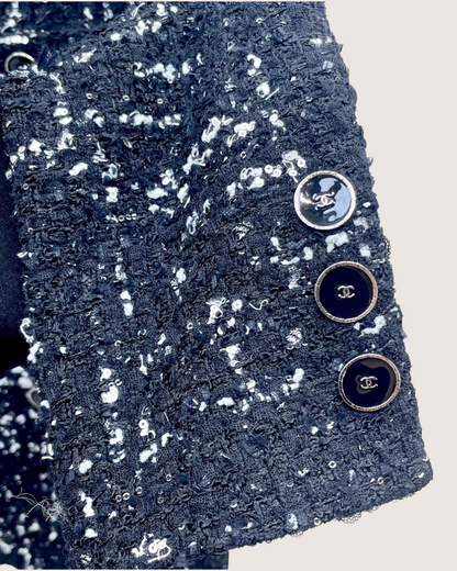Chanel 26P Sequin Tweed Jacket