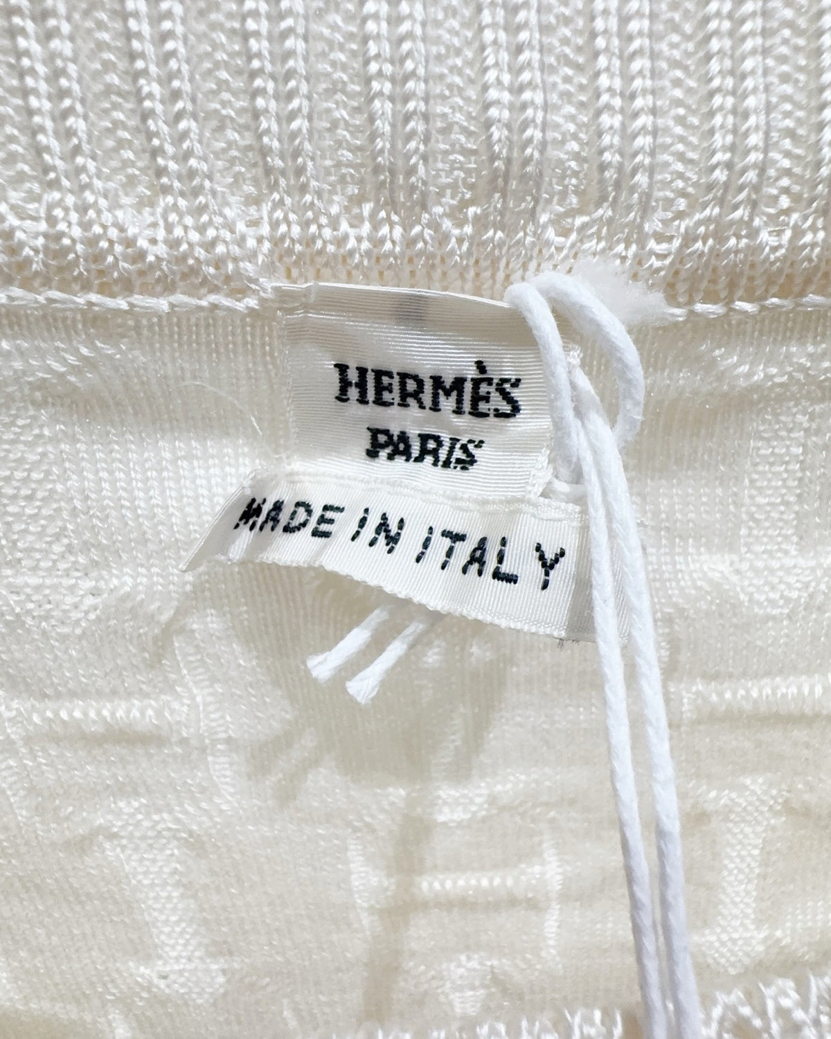 Hermès Chaîne d'Ancre Sweater Beige/Ecru FR 34